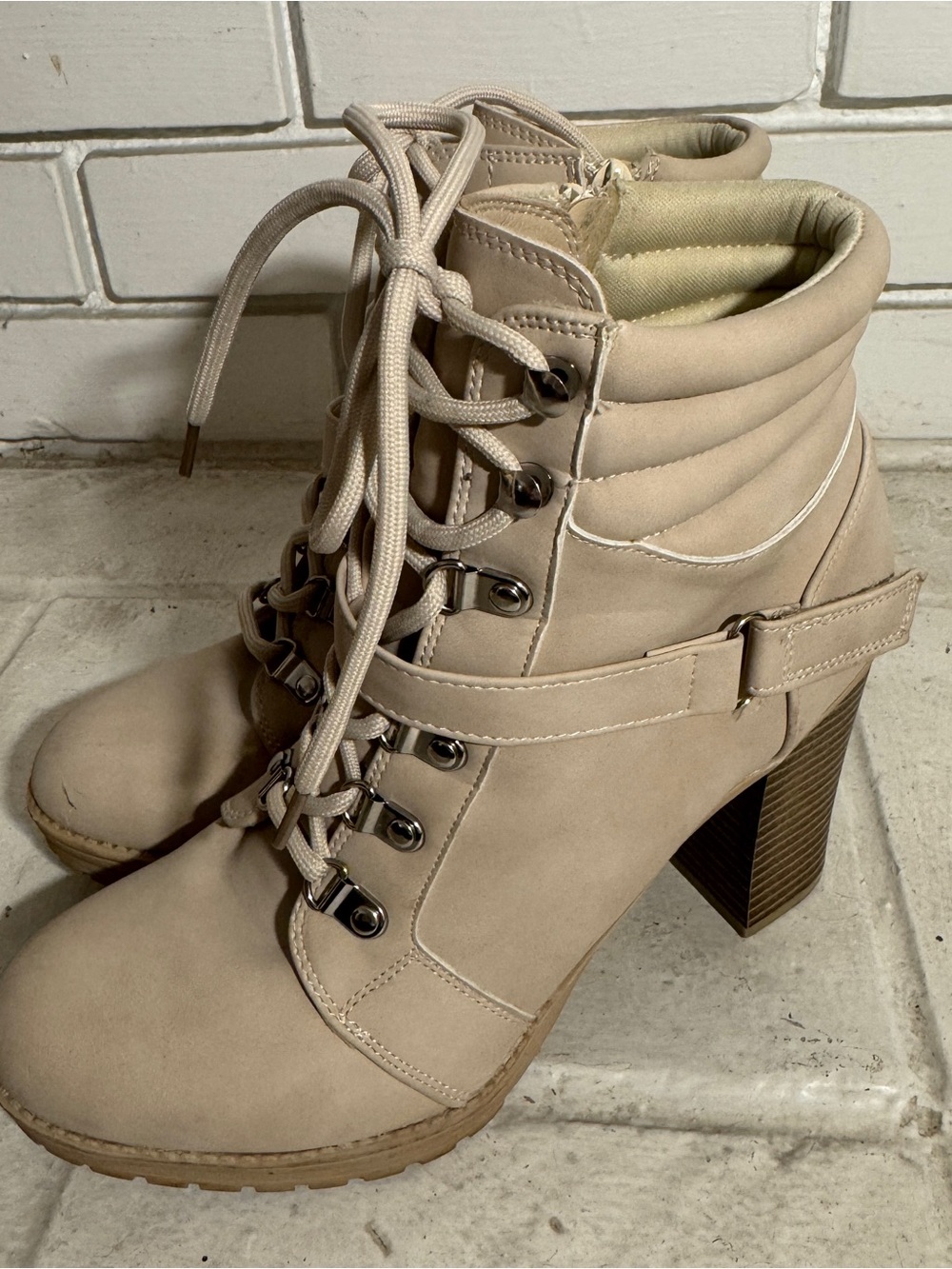 Andiamo "Abonnet" Heeled Combat Boots